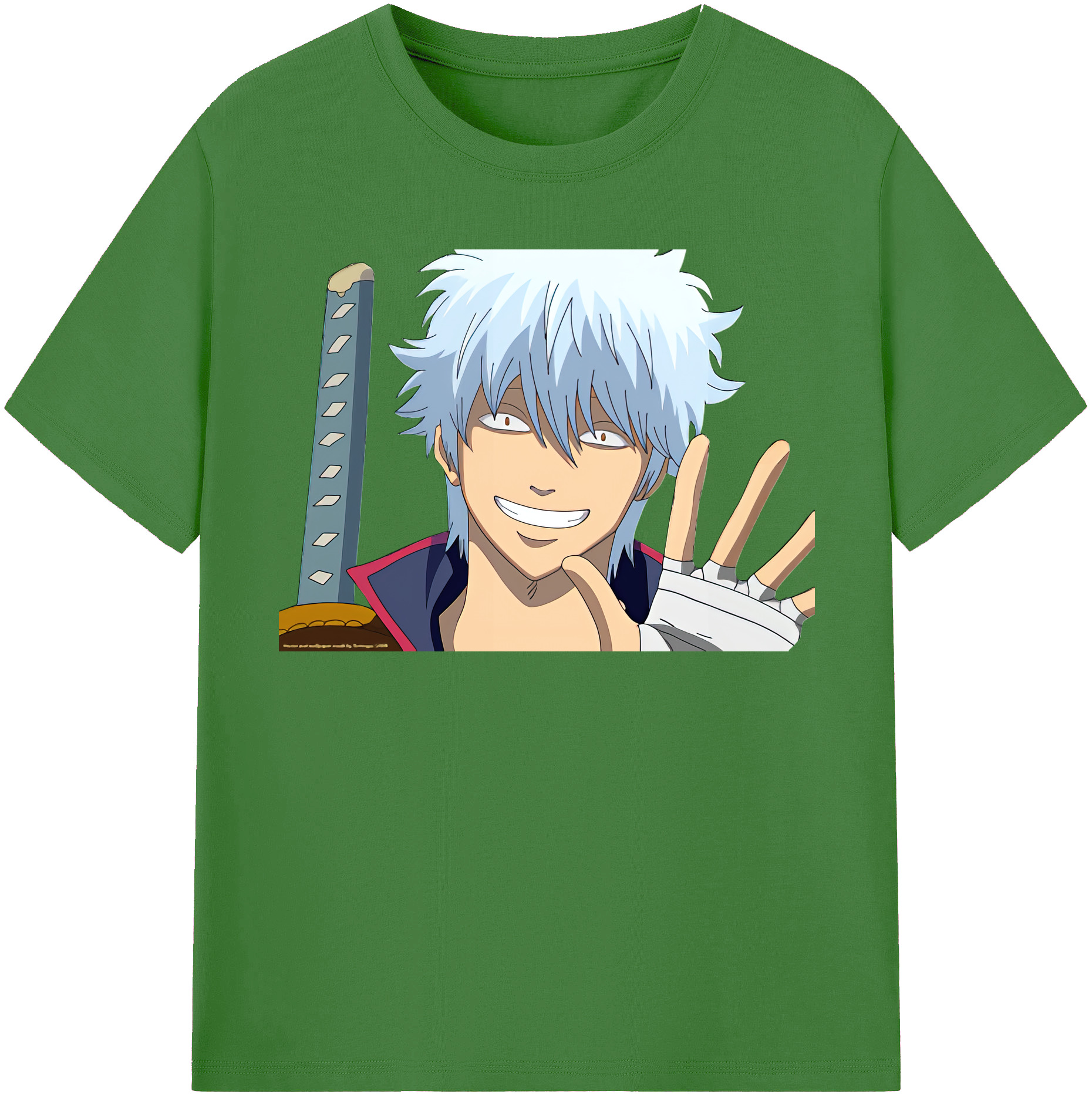 （画像用） ぎんたま 坂田銀時（さかたぎんとき） 神楽 志村新八（しむら しんぱち） GINTAMA Sakata Gintoki Kagura Shimura Shinpachi レディースカジュアルプリントTシャツ（綿100％）